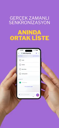 Ortak Sepet Uygulama Ekranı